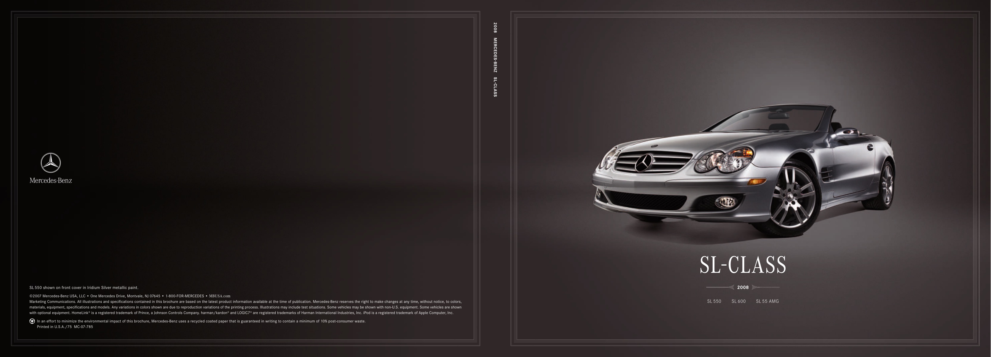 2008 Mercedes-Benz SL Brochure